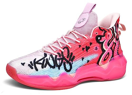 Scarpe da Basket Giovani Scarpe da Basket Ragazze Basketball Coach Comodo Alto Top Traspirante Scarpe Sportive per Gli Uomini E Le Donne Anti-Slip