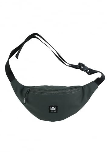 FC St. Pauli - Totenkop - Bauchtasche dunkelgrün 18 x 26 x 14 cm