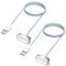 LVFAN 2 Pack Charger Cable for Fitbit Charge 6/5, Fast Charging Cable Smartwatch Replacement Accessories Nylon Braided Cord Charger Dock for Fitbit Charge 6/5 / Luxe (3.3 ft)