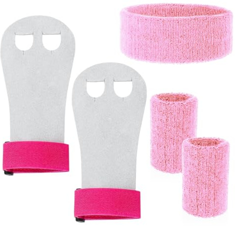 AYNKH Gymnastik Handgriffe Griffpads Kinder, Handgelenk Bandagen Cross Training Gymnastik Bandagen Fitness Set für Mädchen Junge Jugend