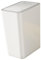 MagiDeal Poubelle de salle de bain avec couvercle, poubelle mince et étroite, corbeille de cuisine avec couvercle de Type presse pour cuisine, Blanc 12l