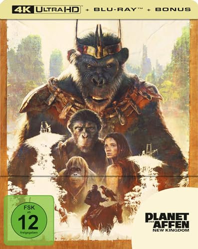 Planet der Affen: New Kingdom – Limitiertes Steelbook (4K Ultra HD) (+ Blu-ray)