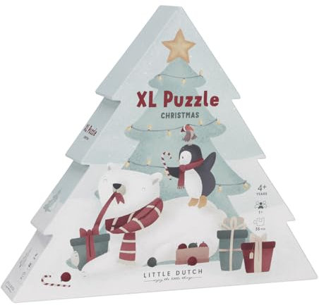 Little Dutch 4869 Puzzle Tannenbaum - Weihnachten XL
