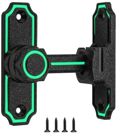 Pestillo Sin Agujeros Luminoso – Cerradura Puerta Interior Segura y Práctica, Ideal Como Pestillo Puerta Corredera y Puerta Batiente para una Protección Óptima de tu Hogar. (1)