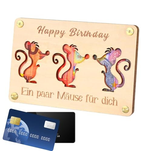 Wooden Money Holder for Cash, Cartoon Animal Check Wallet, Desk Decor Cute Wooden Purse, Decorative Money Storage Organizer, Handcrafted Wooden Clutch Wallet for Cash and Checks