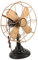 ULTECHNOVO Retro Fan Ornaments Antique Shaped Vintage Desk Fan Decor for Tabletop Retro Delicate Shape Style Vintage Desk Sculpture Decor Model Iron