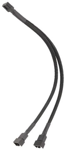 Mocoocouture Splitter per ventole 4 pin, cavo adattatore da 1 a 1 2 3 computer, ventola CPU splitter PC, cavo di alimentazione di raffreddamento, splitter PC, custodia