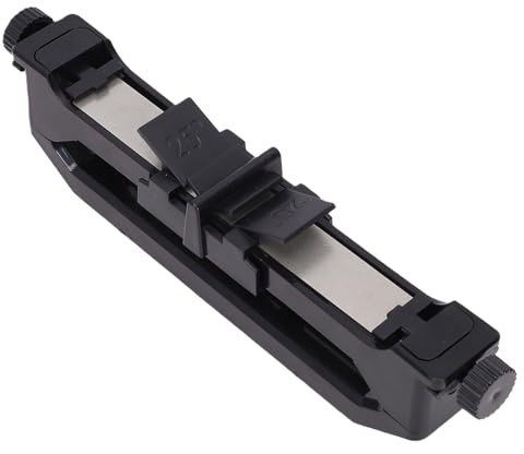 Haofy Sharpening Angle Guide Kit 15 17 25 Degree 3 Angle Options for Whetstone Holder, Manual Knife Sharpener Jig for Scissors Chisel Plane Iron, Portable Black Tool for DIY and Home Use (800 1000