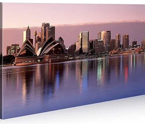 islandburner Bild Bilder auf Leinwand Sydney Australien 1p XXL Poster Leinwandbild Wandbild Dekoartikel Wohnzimmer Marke