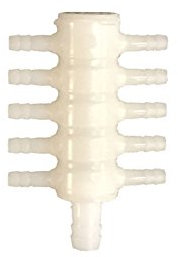 Finest-Filters Air Line Splitter Manifold for Aquarium Fish Tank Pond Air Pump 4, 8, 10, 12 or 16 Way (10 Way)