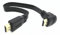 zdyCGTime 0,3 m Plat câble d'extension A mâle vers HDMI Haut débit Fin jusqu'à Angle de 90 degrés Un Cordon mâle