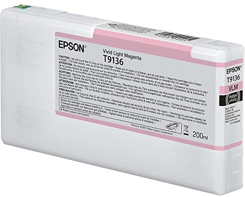 Epson C13T913600 200 ml Original Ink Cartridge - Light Magenta