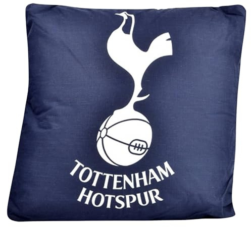 Tottenham Hotspur FC Official Football Crest Cushion (One Size) (Navy/White)