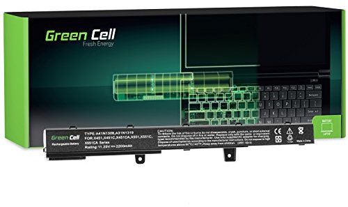 Green Cell Batterie ASUS A31N1319 A31LJ91 pour ASUS X551 X551C X551CA X551M X551MA X551MAV R512 R512C D550 D550C F551C F551CA F551M F751L R508CA R509 R512CA X451 X451CA X451MAV X751L (11.25V)