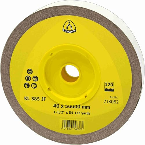 Klingspor KL 385 JF Schleifrolle, 50 x 50000 mm Korn 40 Art.: 218094