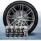 Pack Llantas Vinilo LIQUIDO Full Dip 4 Sprays Aluminio Metalizado Brillo