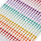Crystal Rhinestone Stickers Self-Adhesive Jewels Sticker for Face Eyes Nails 900PCS Kids DIY Craft Cards Embellishment Diamond Gem Decorations 15 Colors & 3 Sizes