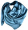 YOFASEN Hijab Kopftuch für Damen - 1 Stück Einfarbig Satin Muslimische Islamische Kopfbedeckung Frauen Gesichtsschleier Schal Turban 90x90 cm, Grau Blau