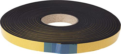 RS PRO EPDM Schaumstoff Klebeband, Schwarz, Stärke 5mm, 20mm x 10m, Packung a 10 Meter