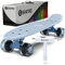 Skatro - Mini-Cruiser-Skateboard. 22 Zoll Kunststoff-Board im Retro-Stil, komplett mit