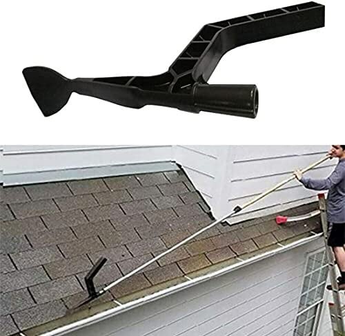 Outil de nettoyage de gouttière de toit, cuillère et pelle de nettoyage pour feuilles de jardin, fossés, villas, maisons de ville