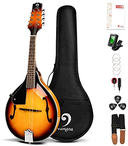 Vangoa Mandolina a mano izquierda un estilo, Sunburst