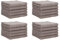 Betz 20 Stück Gästehandtücher Palermo 100% Baumwolle Größe 30x50 cm Farbe Stone