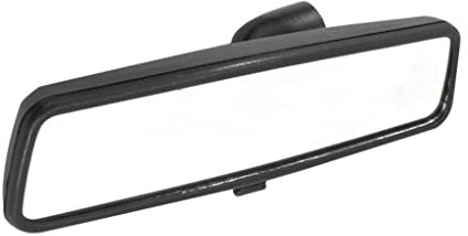 MagiDeal Innenspiegel Innen Weitwinkel für VW für Lupo 18D857511 1K0857511E, SCHWARZ