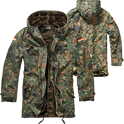 BWuM Bundeswehr Parka mit Futter & Flaggen BW Feldparka Bordparka Winterjacke