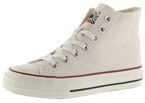 victoria Botín Tribu Lona & Sello Retro & Suela Acabado Brillo 1057101 para Mujer Crudo 37