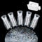 5 Bottles Micro Caviar Beads Micro Pixie Beads Micro Nail Beads Diamonds Stone Crystal Rhinestones Nail Decorations with Nail Powder Recycling Box (AB Color)