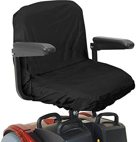 Delixike Waterproof Mobility Scooter/Electric Wheelchair seat Cover Elasticated Waterproof Mobility Scooter Black