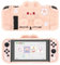 GeekShare Coque de protection en peluche mignonne compatible avec Nintendo Switch et Joy Con - Absorption des chocs et anti-rayures - Lapin en peluche