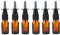 10ml Leere Bernstein Glas Nachfüllbare Tragbare Nasenspray Flaschen mit Presse Spray Kopf Feine Nebelsprüher Make-up Wasser Reise Container (10Pcs)