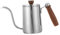 Mobestech Cafetera Inoxidable 600ml Pico Largo Hervidor De Cuello De Cisne Diseño Simple Duradero