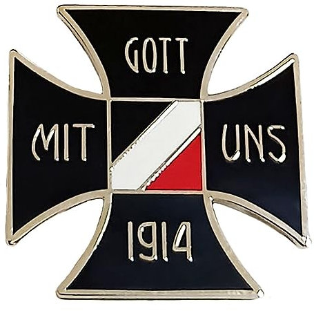 Kreuz Militär Brosche Gott Mit Uns 1914 Brosche Frieden Geschichte Souvenir Deutsche Nation Flagge Emaille Anstecknadel Souvenir Sammlung Geschenk Kleidung Hut Rucksack Dekoration