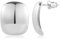 BOUTIQUELOVIN Statement Dupes Ohrringe Silber 925 Tropfen Creolen Damen Chunky Silver Earrings Geschenk für Frauen Freundin Mama Mädchen