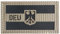 DEU Bundesadler Klett Patch Deutschland IR Infrarot Reflektierende Patches Militär Für Rucksack Hut Jacke Militär Baseballkappe Uniform Kleidung Taktische Weste Hundegeschirr (braun 1pcs)