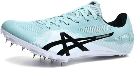 Hombre y Mujer Zapatillas De Atletismo,Cómodas Ligero Resistente al Desgaste para Sprint Competición Zpatillas,Atletismo 8 Clavos Zapatillas,para Correr Profesionales al Aire Libre