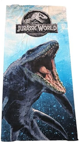 ILS I LOVE SHOPPING Strandtuch und Schwimmbadetuch aus Mikrofaser, 140 x 70 cm, schnell trocknend, ultraweich (für JURASSIC WORLD)