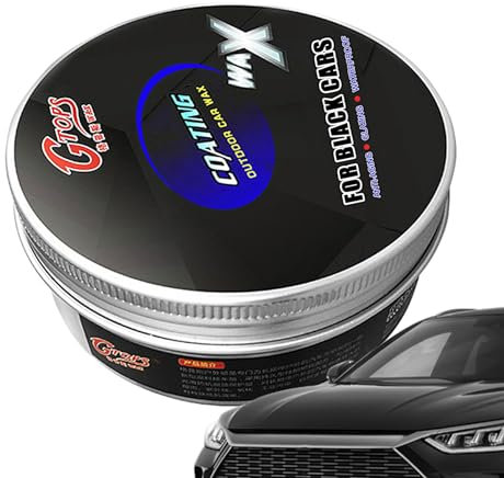 Auto Polierpaste Kratzer - 200g Autopolitur Kratzer Entfernen Auto,Autopolitur Schwarz,Auto Polierpaste Schwarz,Black Auto Wax,Entfernung Von Kratzer Schutzwachs Lackpflege,Autoreparaturwachs