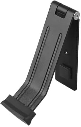 WYNOTT Door Stoppers Indoors,Silent Anti Slip Kickdown Door Stop Holder,Foldable Heavy Duty Door Wedge for Wooden Doors, Iron Doors, Plastic Doors, Glass Doors, etc (Black)