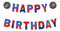Spider Birthday Decorations, Pre-Strung Spider Theme Happy Birthday Banner Sign Cartoon Movie Hanging Bunting Garland for Boys Kids Birthday Party Baby Shower Decor Supplies