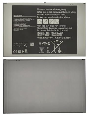 Vvuilsty EB-BT545ABY Batterie de rechange rechargeable pour Galaxy Tab Pro Active pro T545 SM-T545, 0 cycle, compatible avec Samsung Galaxy Tab Pro Active pro T545 SM-T545 avec kit d'outils de