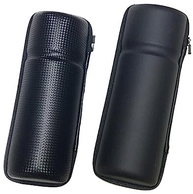 Happyyami Hard Shell Fahrrad Flaschenhalter Tasche Tragbare Werkzeugbox Für Mountainbike Wasserflaschenhalter Organizer Zippered Bag Pure Black Größe L