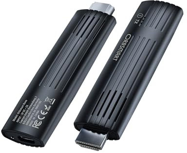 Orbsmart Nano HDMI Extender kabellos übertragen 1080p Full-HD / 30m / kein WLAN notwendig/Wireless Transmitter und Receiver/Drahtlos 5GHz / für Laptop/PC/Kamera zu TV/Monitor