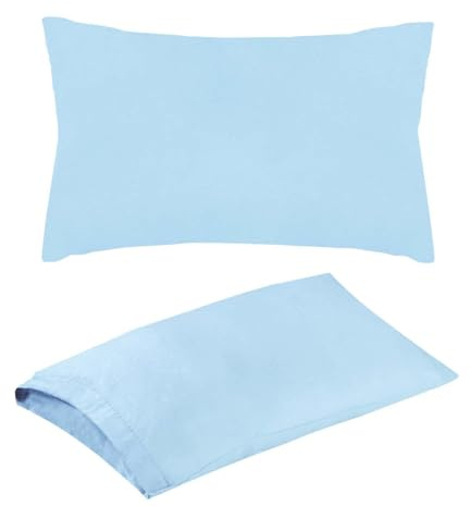 tintoke Mini-Kissen,Reisekissen,28 * 17cm kleineKissen,maschinenwaschbar,Mini-KissenfürReisen,Nackenkissen aufblasbar in kleinerer Damengröße,Geeignet für Erwachsene, Reisen (hellblau)