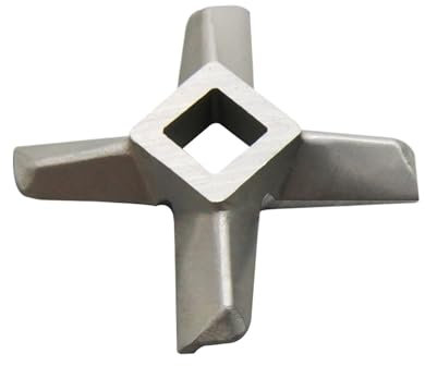 Générique 1 pièce de Couteau de Hachoir à Viande #8 Lame de Hachoir à Viande en Acier Inoxydable de Remplacement for MFW66020 67440 67450 67600 68600 68640 68660 68680