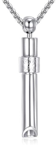 DAYLINLOVE Angst Breathe Easy Halskette für Frauen & Männer - 925 Sterling Silber - Rauchen aufhören - Achtsamkeit & Stressabbau