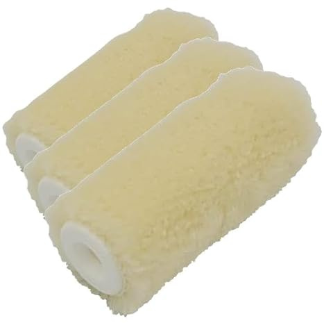 SAVY Mini manchon peinture brillante et laque ø16mm larg.60mm sachet de 2 (Lot de 3)